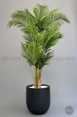 BİÇİÇEK   Yapay Areka Palmiyesi 220 cm lux dış mekan saksıda - 4