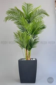 BİÇİÇEK   Yapay Areka Palmiyesi 220 cm lux dış mekan saksıda - 8