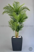 BİÇİÇEK   Yapay Areka Palmiyesi 220 cm lux dış mekan saksıda - 9