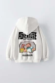 ERKEK ÇOCUK MINECRAFT MODELLİ KOL MANŞETLİ PAMUK KAPŞONLU SWEAT - 2