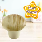 Sert Plastik Mantar Düğme Kulp Kayın Dolap Mobilya Mutfak Dolabı Çekmece Kapak Kulpu Kulbu - 1