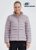Skechers W Outerwear Pop Up Detailed Padded Jacket S231240 Günlük Kadın Mont - 6
