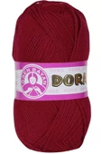1 Adet Dora El Örgü İpi Yünü 100 gr 034 Koyu Kırmızı thumbnail 1