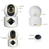 MPIA AOI Dual Lens 360° Görüş Hareketli Wireless Akıllı Kamerası Türkçe (carecampro) Uygulama - 8