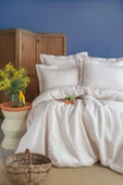 KING SIZE BAMBU NEVRESİM TAKIMI ELLIE VANILLIA - NEVRESIM - 1