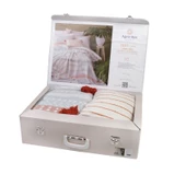 ÇİFT KİŞİLİK PAMUK YATAK ÖRTÜSÜ SETİ ZEST MAVI - YATAK ORTUSU SET - 5