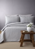 ÇİFT KİŞİLİK YATAK ÖRTÜSÜ SET BOURBON GRI - YATAK ORTUSU SET - 1