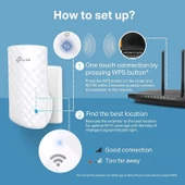 TP-Link RE190 750 Mbps 5 GHz Kablosuz AC Dual Band Evrensel Menzil Genişletici - 3
