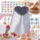 Büyük Boy Kalp Krema Duyu 36x23x40 Mm | İthal Krema Torbası Hediye (DY-KLP) - 1