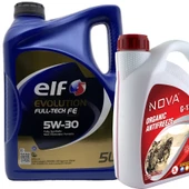 Elf Evolution Full-Tech Fe 5W-30 Motor Yağı 5 Litre + Organik Antifriz 3 L thumbnail 1