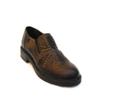 Venüs 1849924k Kadın Hakiki Deri Atom Siyah Ve Vizon Ayakkabı 184992k - 5