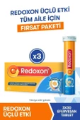 Redoxon Üçlü Etki 30 Efervesan Tablet 3'lü Paket - 1