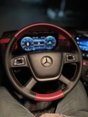 Mercedes Actors Direksiyon Kılıfı (Siyah Bordo) thumbnail 3