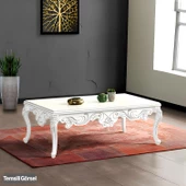 Nehir Plastik 4 Adet Sehpa Ayağı 40 cm Beyaz Orta Ayak Zigon Sehpa Mobilya Masa Ayakları Beyaz thumbnail 7