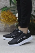 Fort Wks 2765 Siyah Beyaz Hafif Rahat Sneaker Kadın Spor Ayakkabı - 3