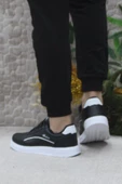 Fort Wks 2765 Siyah Beyaz Hafif Rahat Sneaker Kadın Spor Ayakkabı - 4