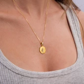 14 Ayar Altın Başak Burç Kolye Ucu 2,31 gr - 5