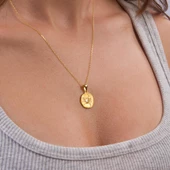 14 Ayar Altın Yengeç Burç Kolye Ucu 2,12 gr thumbnail 2