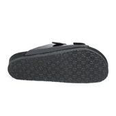 Poliva 2025 Siyah Çift Toka Kadın Düz Terlik - 3