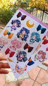 Sailor Moon- Ay Savaşçısı sticker 2li -Anime çıkartma-etiket-laptop telefon süsleme thumbnail 7