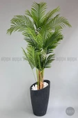 BİÇİÇEK   Yapay Areka Palmiyesi 250 cm lux dış mekan saksıda thumbnail 7