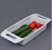 Geseus Boyu Ayarlanabilir Plastik Evye Süzgeç lavabo süzgeç-8119 - 10