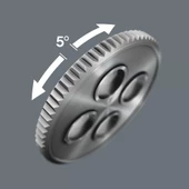 Wera 8100 SC 6 Cırcır Zyklop Lokma Bits Set 1/2" 05004076001 - 9