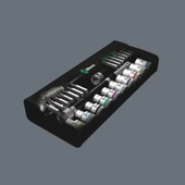 Wera 8100 SC 6 Cırcır Zyklop Lokma Bits Set 1/2" 05004076001 - 11