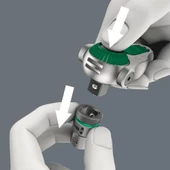 Wera 8000 B Zyklop Cırcır Kol 3/8" 05003550001 - 9