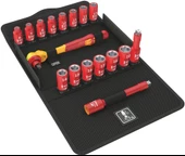 Wera 8100 SB VDE 1 Zyklop Cırcır İzoleli Lokma Set 3/8" 05004970001 - 1