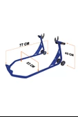 Torque-MX Motosiklet Arka Kaldırma Standı RS1 Lacivert - 5