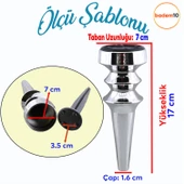 Oliva Gümüş Krom 17 Cm Mobilya Kanepe Koltuk Tv Ünitesi Konsol Yükseltme Ayağı Ayakları 4 Adet - 2