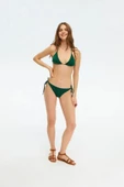Pink Cadillac Koyu Yeşil Üçgen İpli Bikini Takımı - 3