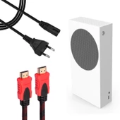 Xbox Series S Güç Kablosu ve Örgülü Hdmi Kablo Set Xbox Aksesuar thumbnail 1
