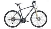 CARRARO SPORTIVE 230 ERKEK ŞEHİR BİSİKLETİ 457H HD 28 JANT 30 VİTES MAT KOYU GRİ BRONZ AÇIK GRİ - 1