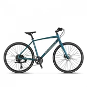 MOSSO LEGARDA-PRO-X10-MDM ERKEK ŞEHİR BİSİKLETİ 460H HD 28 JANT 10 VİTES MAVİ GÜMÜŞ - 1