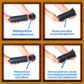 Kapsül Bohem Siyah 18 cm Mobilya Kanepe Koltuk Baza Yükseltici Yükseltme Ayağı Ayakları 4 Adet thumbnail 7