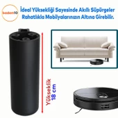 Kapsül Bohem Siyah 18 cm Mobilya Kanepe Koltuk Baza Yükseltici Yükseltme Ayağı Ayakları 4 Adet thumbnail 4