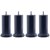 Mobilya Baza Metal Antrasit 12 cm M8 Ince Diş Kanepe Koltuk Çekyat Yükseltme Ayağı Ayakları 4 Adet thumbnail 6