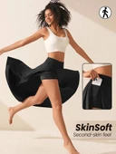 Kadın Cep Detay Taytlı Sandy Etek - 5