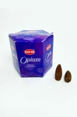 10 Adet Geri Akış Backflow Şelale Tütsü Konisi Tütsü Back Opium Gül - 3