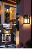 SOLAR LED DUVAR LAMBASI - GÜNEŞ ENERJİLİ DUVAR LAMBASI - 6