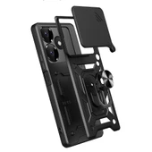 Xiaomi Redmi 13 4G Kılıf Magnetik Standlı Kamera Korumalı Sürgülü Vega Kapak thumbnail 2