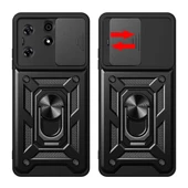 Tecno Spark 10 Pro Kılıf Magnetik Standlı Kamera Korumalı Sürgülü Vega Kapak thumbnail 5