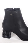 Pierre Cardin 52524 Yandan Fermuarlı Hafif Topuklu Siyah Kadın Kışlık Bot - 2