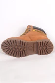 Bulldozer 240602 Ortepedik Taban Yandan Desenli Bağcıklı Tarçın Nubuk Unisex Kışlık Bot Ayakkabı - 4