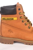 Bulldozer 240602 Ortepedik Taban Yandan Desenli Bağcıklı Tarçın Nubuk Unisex Kışlık Bot Ayakkabı - 2