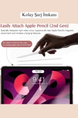 iPad Air 11 inç 2024 6. Nesil M2 Çip Uyumlu Kalem Bölmeli Akıllı Smart Tablet Kılıfı thumbnail 2