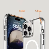 Apple iPhone 16 Pro Kılıf Redclick Magsafe Şarj Özellikli T-Max Magsafe Kapak thumbnail 6