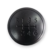 VW Transporter T5 2004-2010 6 Vites Topuzu Plakası Siyah 7H0711144C - 1